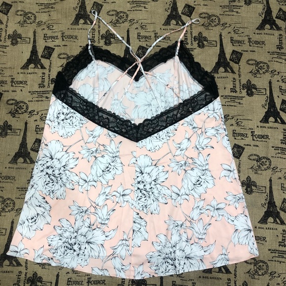 Cacique NWOT! Floral Print Top Babydoll Size 18/20 - Picture 4 of 13